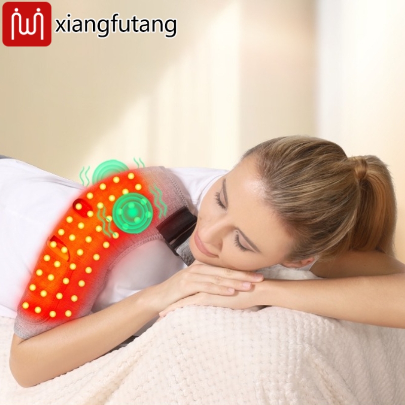 Heated Pad Electric - Bantalan Penyangga Bahu Berpemanas Merah dengan