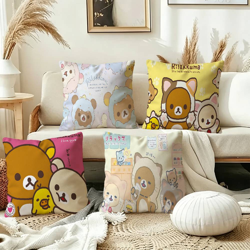 Home Textiles And Furnishing - Bantal Rilakkuma Lucu, Hadiah untuk Dekorasi