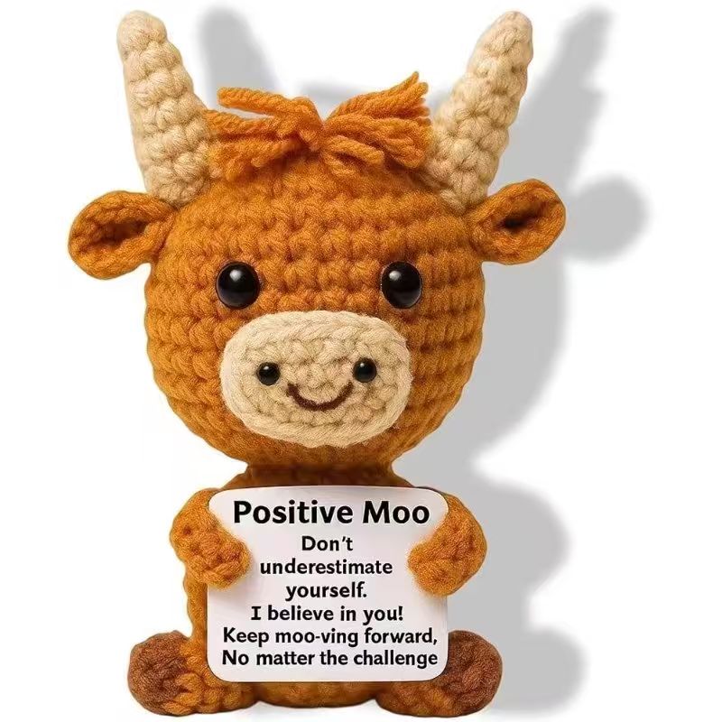 Highland Home Textiles - Boneka Sapi Highland Lucu untuk Penyemangat