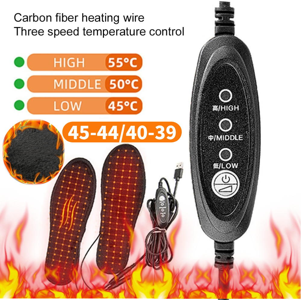 Heated Pad Electric - Sol Sepatu Berpemanas USB, Alas Kaki