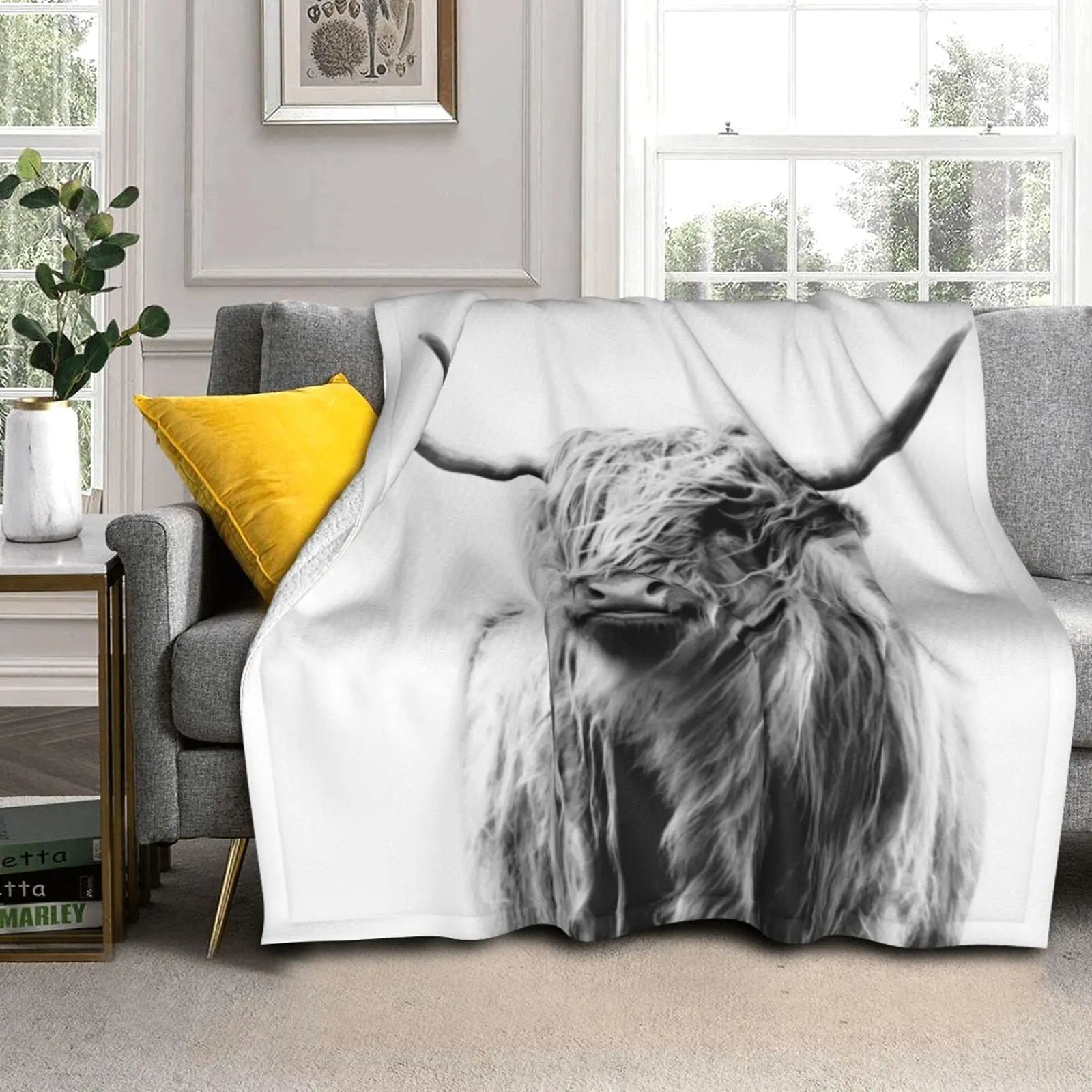 Selimut Sapi Highland untuk Te - Highland Home Textiles ulasan dan harga