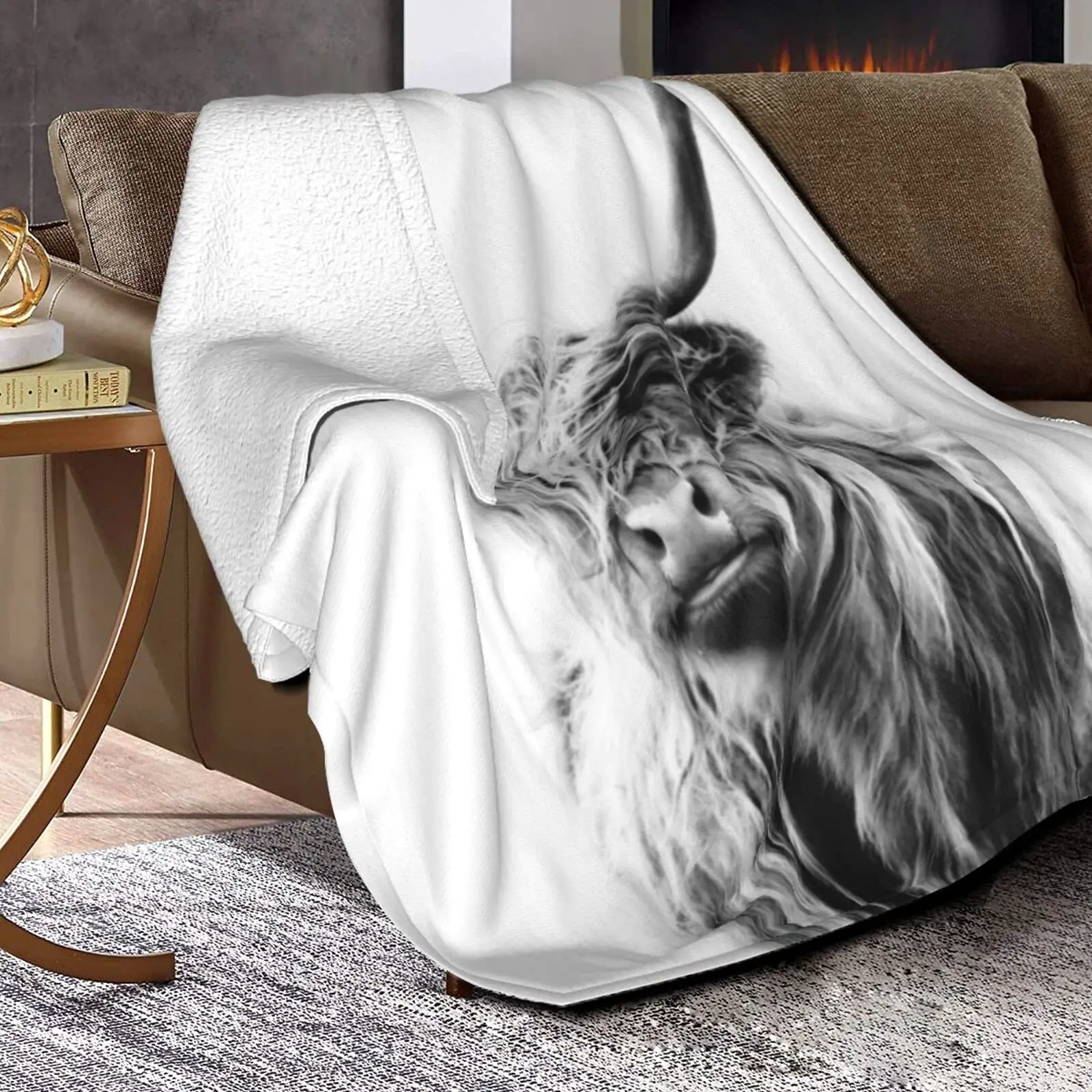 Selimut Sapi Highland untuk Te - Highland Home Textiles ulasan dan harga