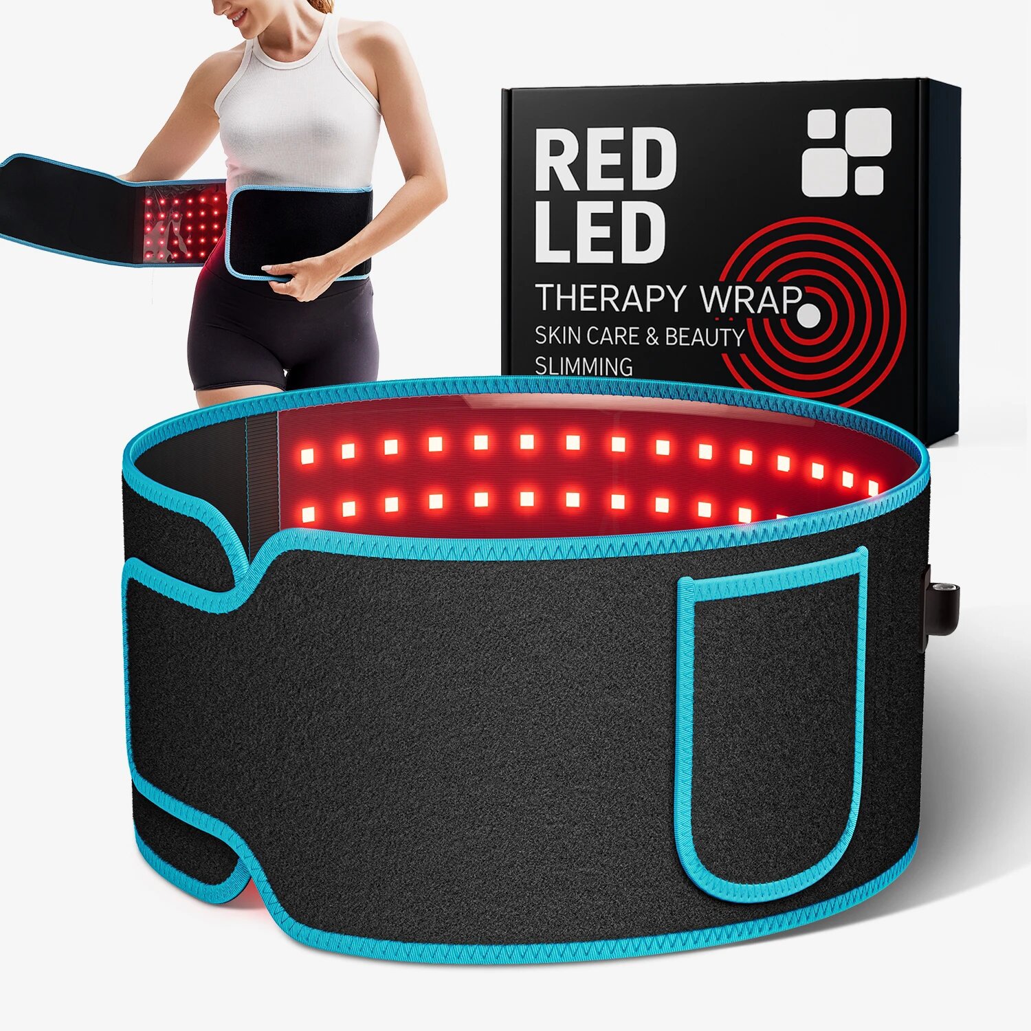 Sabuk Terapi Cahaya Merah & In - Heated Pad Electric ulasan dan harga