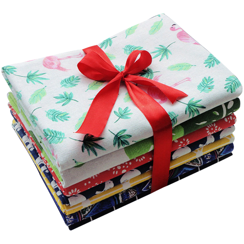 Flamingo Dicetak Kain Linen Ka - Hot Home Of Textiles ulasan dan harga