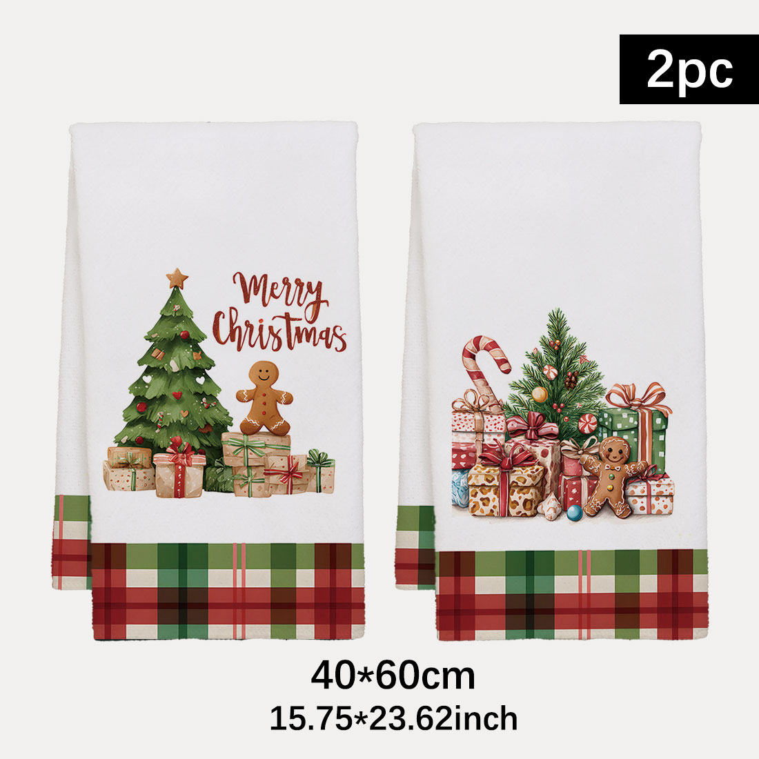 Handuk Serbaguna Motif Natal 4 - Highland Home Textiles ulasan dan harga