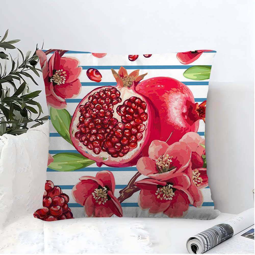 Sarung Bantal Lukisan Buah Del - Home Textiles And Furnishing ulasan dan harga