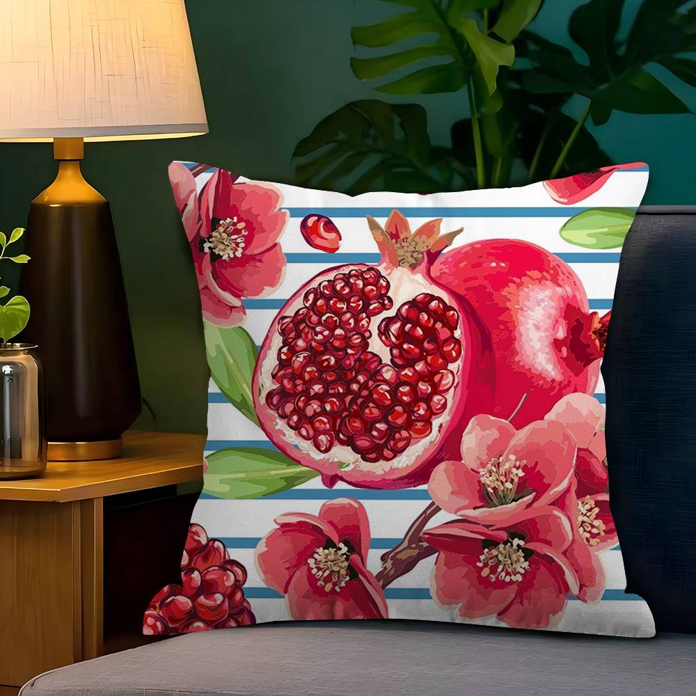 Sarung Bantal Lukisan Buah Del - Home Textiles And Furnishing ulasan dan harga