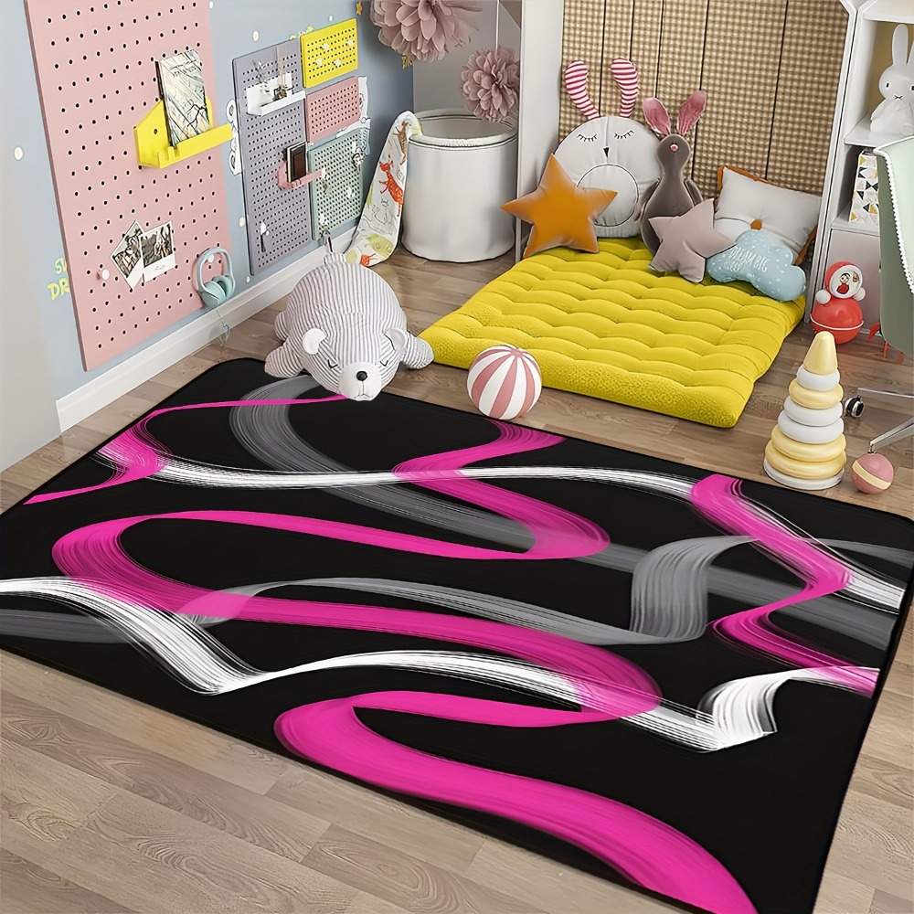 Karpet Geometris Bergaris Warn - Hot Home Of Textiles ulasan dan harga