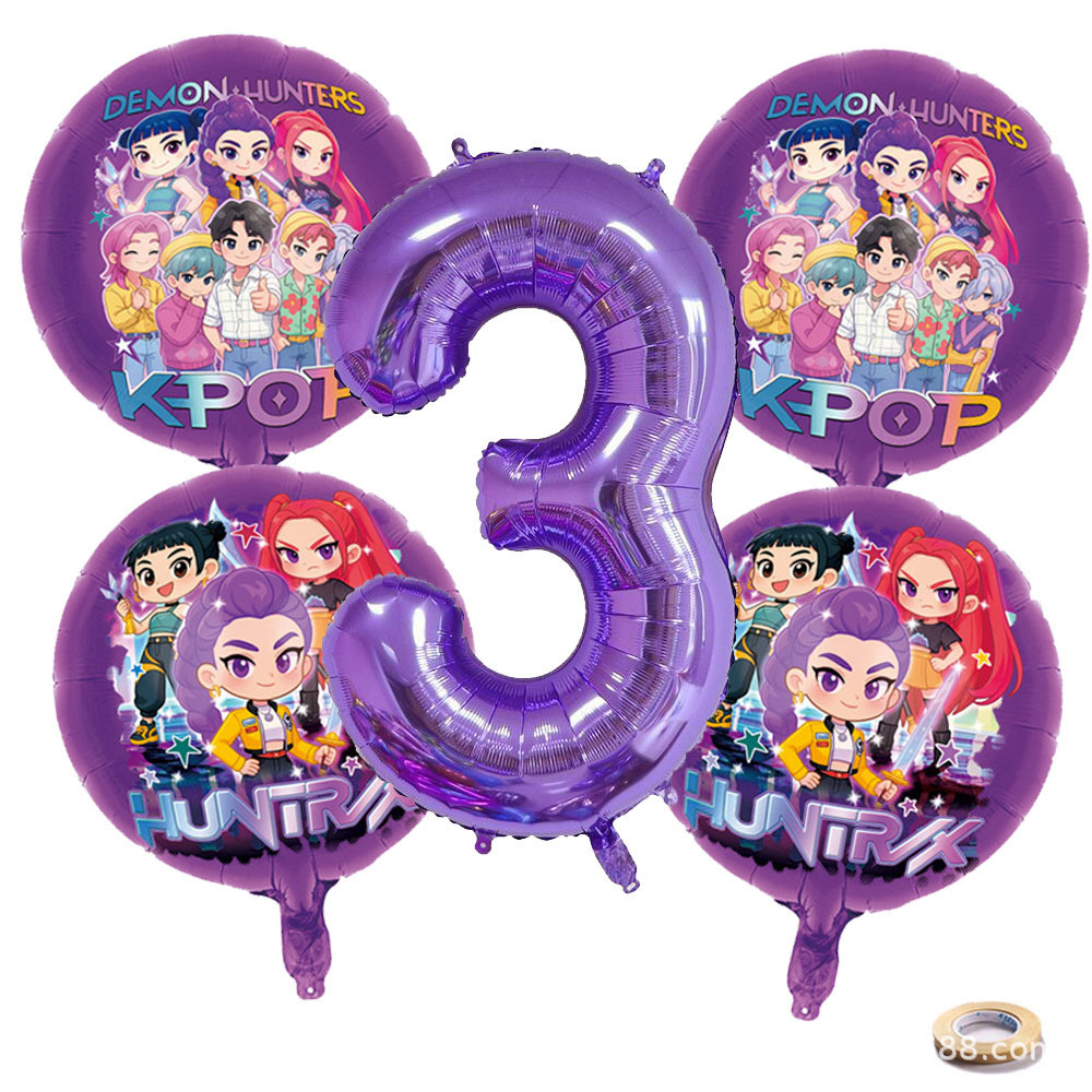 Set Balon Foil K P Girl Group  - P & C Home Textiles Usa ulasan dan harga