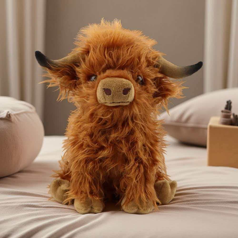 Boneka Plush Simulasi Sapi Hig - Highland Home Textiles ulasan dan harga