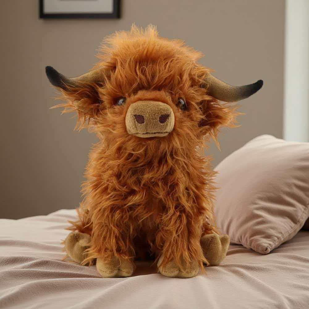 Boneka Plush Simulasi Sapi Hig - Highland Home Textiles ulasan dan harga