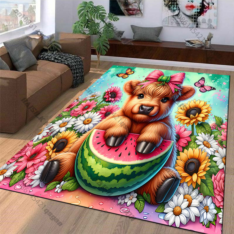 Karpet kayu motif bunga anak s - Highland Home Textiles ulasan dan harga